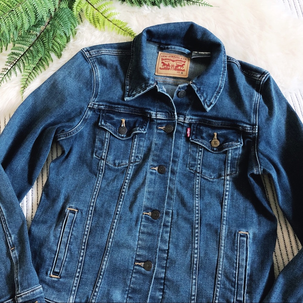 Levi’s Denim Jean Trucker Jacket Stretch